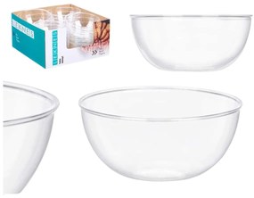Σετ από Μπολ Leknes Διαφανές Πλαστική ύλη 700 ml 15,2 x 7 x 15,2 cm (24 Μονάδες)