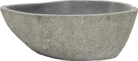 vidaXL Νιπτήρας River Stone Οβάλ (37-46)x(29-36) εκ.