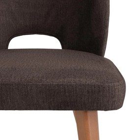Καρέκλα τραπεζαρίας New Bella Fylliana Ύφασμα Καφέ 48x56x85εκ. 2αδα 48x56x85 εκ.
