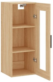 vidaXL Ντουλάπι Τοίχου Sonoma Δρυς 34,5 x 34 x 90 εκ.