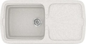 Sanitec Classic 306 (96×51) - Γρανιτένιος νεροχύτης - Metallic ICE