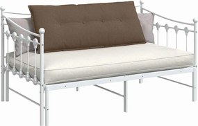 vidaXL Μαξιλάρι Πλάτης Καφέ 120 x 19 x 50 εκ ύφασμα