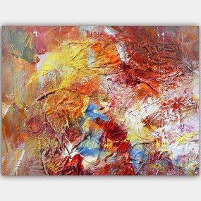 Πίνακας Καμβάς 441HPE2813 100x70cm Multi Wallity Οριζόντιοι Ξύλο, Καμβάς