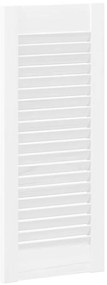 vidaXL Πόρτα ντουλαπιού Louvred Design Λευκό 61,5x29,5 cm