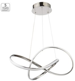 SE LED 60 MALBERA PENDANT CHROME Β5