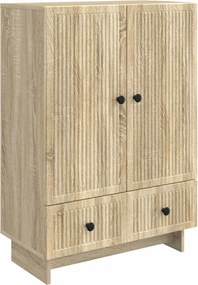 vidaXL Πλαϊνό γραφείο Δρύς Sonoma 66 x 34,5 x 95 εκ.