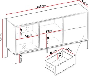 Μπουφές Visso VI-05
