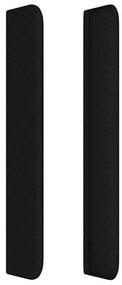 vidaXL Κεφαλάρι με Πτερύγια Μαύρο 83x16x118/128 εκ. Υφασμάτινο