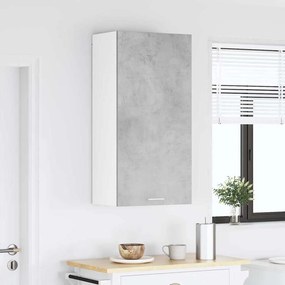 vidaXL Κρεμαστό ντουλάπι Σκυρόδεμα Γκρι και Λευκό 50 x 31 x 100 εκ.