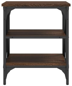 vidaXL Τραπεζάκια Σαλονιού 2 τεμ Καφέ Δρυς 40x42x50 εκ. Επεξ. Ξύλο