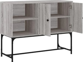 vidaXL Ντουλάπι Γκρι Sonoma 100x40x79,5 εκ. από Επεξεργασμένο Ξύλο