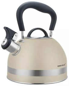 Βραστήρας Kinghoff KH 1854, 1.8 l, Επαγωγή, Θερμομονωμένη λαβή, Μπεζ