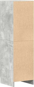 vidaXL Ντουλάπι κουζίνας Σκυρόδεμα Γκρι 38x41,5x131,5 cm