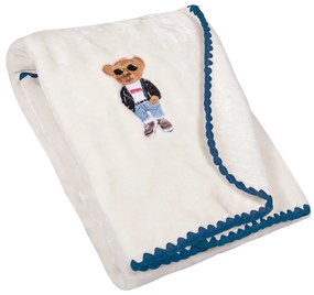 8838 ΚΟΥΒΕΡΤΑ VELOUR 110X140 ΒΑΒΥ GREENWICH POLO CLUB