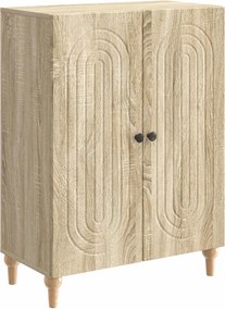 vidaXL Πλαϊνό γραφείο Sonoma Δρυς 66 x 34,5 x 90 εκ Επεξεργασμένο Ξύλο