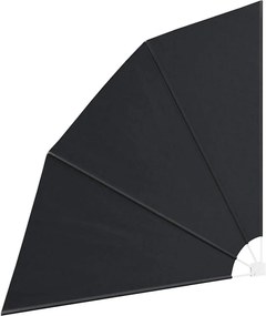 vidaXL Αδιάφανο σκίαστρο μπαλκονιού Ανθρακί 210 x 210 cm Πολυεστέρας