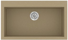 Sanitec Classic 333 Metallic Cream Ένθετος Νεροχύτης 80cm