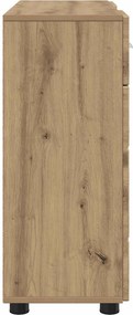 vidaXL Ξύλινο Ντουλάπι Artisan Oak Επεξεργασμένο ξύλο