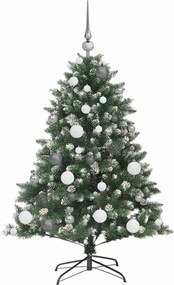 vidaXL Τεχνητό Χριστουγεννιάτικο Δέντρο με 150 LED Πράσινο 120 cm