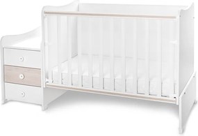 BED MAXI PLUS NEW 70/160 WHITE/LIGHT OAK