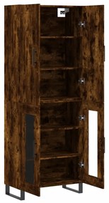 vidaXL Ντουλάπι Καπνιστή Δρυς 69,5x34x180 εκ. από Επεξεργασμένο Ξύλο