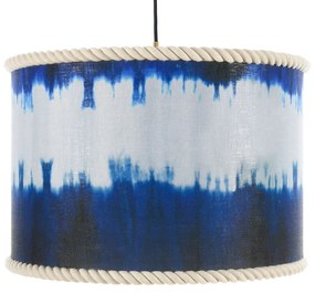 Φωτιστικό Οροφής Thallasia Cl50406 Ø35X22 E27 White-Blue Mindthegap Metal, Fabric