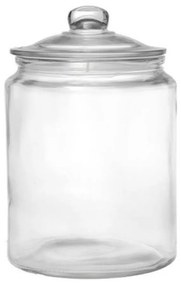 Δοχείο Αποθήκευσης Με Καπάκι XL JAR108K4 20x20x29cm 7Lt Clear Espiel Glass