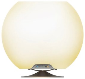 DIS. SPHERE SILVER ΣΑΜΠΑΝΙΕΡΑ/LED ΦΩΤΙΣΤΙΚΟ ΜΕ ΗΧΕΙΟ BLUETOOTH ΠΟΛΥΑΙΘΥΛΕΝΙΟ D38X31H