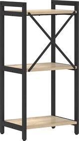 vidaXL Ράφι Βιβλίων Δρύς Sonoma 40 x 30 x 85 εκ Επεξεργασμένο ξύλο
