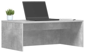 vidaXL Επιτοίχιο γραφείο Επιτοίχιο Σκυρόδεμα Γκρι 80 x 45 x 30 εκ