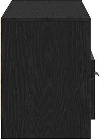 vidaXL Ντουλάπι TV 150 x 33,5 x 45 εκ. Μαύρη Οξυά Επεξεργασμένο Ξύλο