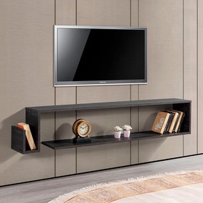 Έπιπλο τηλεόρασης επιτοίχιο Regnar rebab 168x25x31εκ