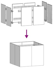 ΖΑΡΝΤΙΝΙΕΡΑ 100X100X80 ΕΚ. ΑΤΣΑΛΙ ΣΚΛΗΡΥΘΕΝ ΣΤΟΝ ΑΕΡΑ 860828