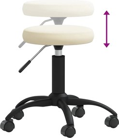 vidaXL Κρέμα Μασάζ Σκαμπό Velvet