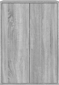 vidaXL Ντουλάπι Γκρι Sonoma 60x31x84 εκ. από Επεξεργασμένο Ξύλο
