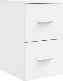 vidaXL Σετ Επίπλων Μπάνιου 3 τμχ. Λευκό 49,5 x 44,5 x 65 εκ