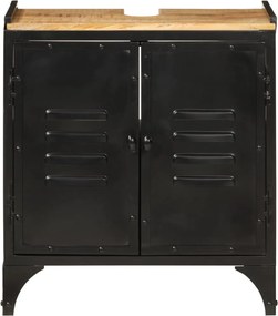 vidaXL Ντουλάπι Νιπτήρα 55x35x60 εκ. από Σίδηρο / Μασίφ Ξύλο Μάνγκο