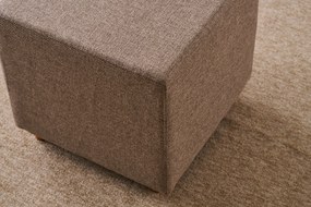 Πουφ Σκαμπό Καφέ OLIMPOS 40x40x40