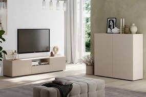 Έπιπλο Τηλεόρασης Ανθρακί Οξειδωμένο 121x43x57