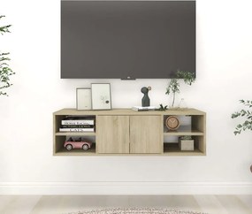 vidaXL Ράφι Τοίχου Sonoma Δρυς 102 x 30 x 29 εκ. Επεξ. Ξύλο