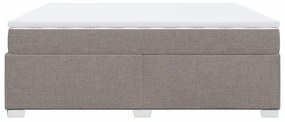 ΚΡΕΒΑΤΙ BOXSPRING ΜΕ ΣΤΡΩΜΑ TAUPE 200X200 ΕΚ. ΥΦΑΣΜΑΤΙΝΟ 3285162