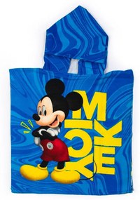 Πόντσο Παιδικό Microfiber 50x100εκ. Mickey 93 Blue Disney DimCol
