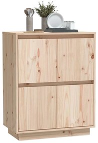 vidaXL Ντουλάπι 60 x 34 x 75 εκ. από Μασίφ Ξύλο Πεύκου