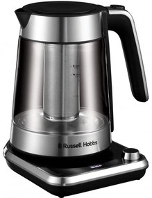 Ηλεκτρική κανάτα Russell Hobbs Attentiv 26200-70, 3000W, 1,7 l, εγχυτήρας, έλεγχος θερμοκρασίας, χρονοδιακόπτης, Inox/μαύρο.
