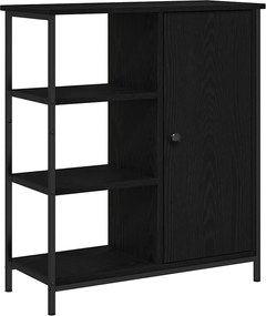 vidaXL Πλαϊνό γραφείο Μαύρη Οξυά 70 x 30 x 80 εκ.