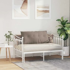 vidaXL Μαξιλάρι Πλάτης Taupe 100 x 50 cm Ύφασμα Μικροΐνας