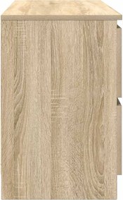 vidaXL Έπιπλο Τηλεόρασης Sonoma Δρυς 100x35x54 εκ. Επεξ. Ξύλο