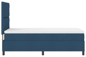 vidaXL Κρεβάτι με Βαμβάκι Μπλε 100x200 εκ