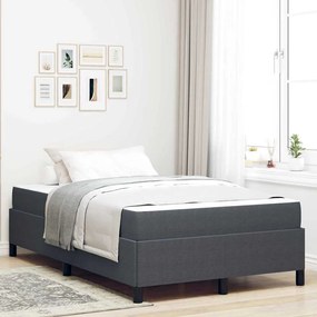 vidaXL Σκελετός Κρεβατιού Σκούρο γκρι 120 x 200 cm Βελούδο