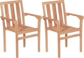 vidaXL Σετ Επίπλων Bistro 3 Τεμαχίων από Μασίφ Ξύλο Teak